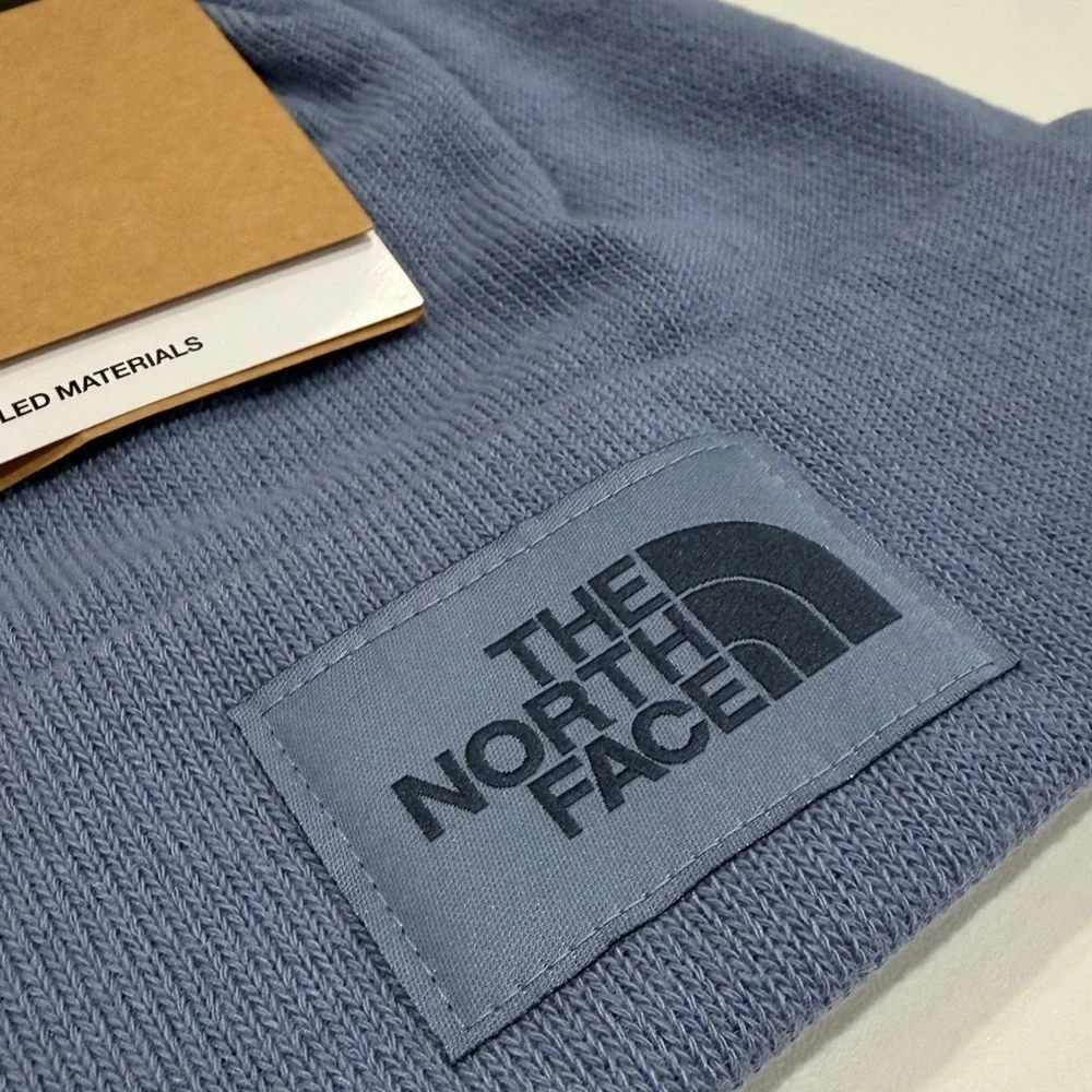 The North Face Women's Dock Worker Recycled Beanie Hat Folks Blue NWT